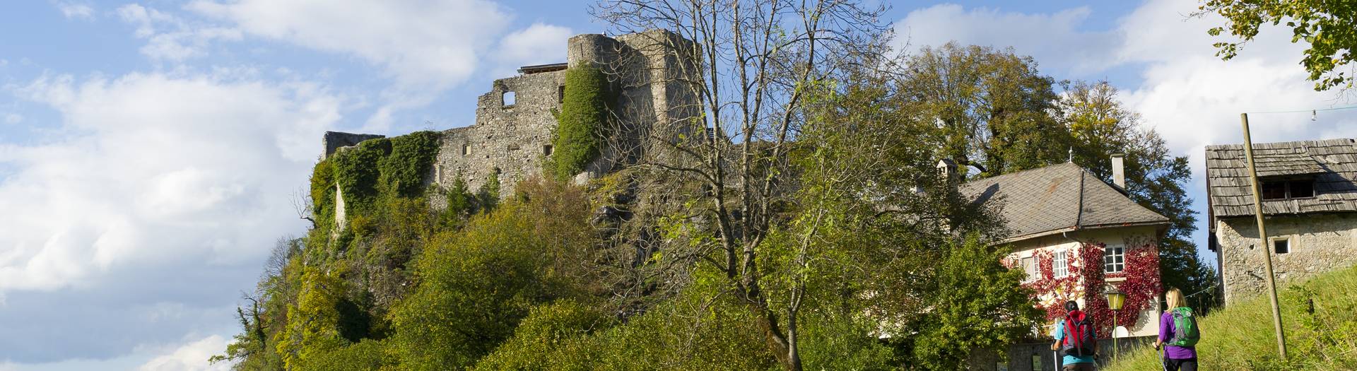 Alpe Adria Trail - Burgruine Finkenstein