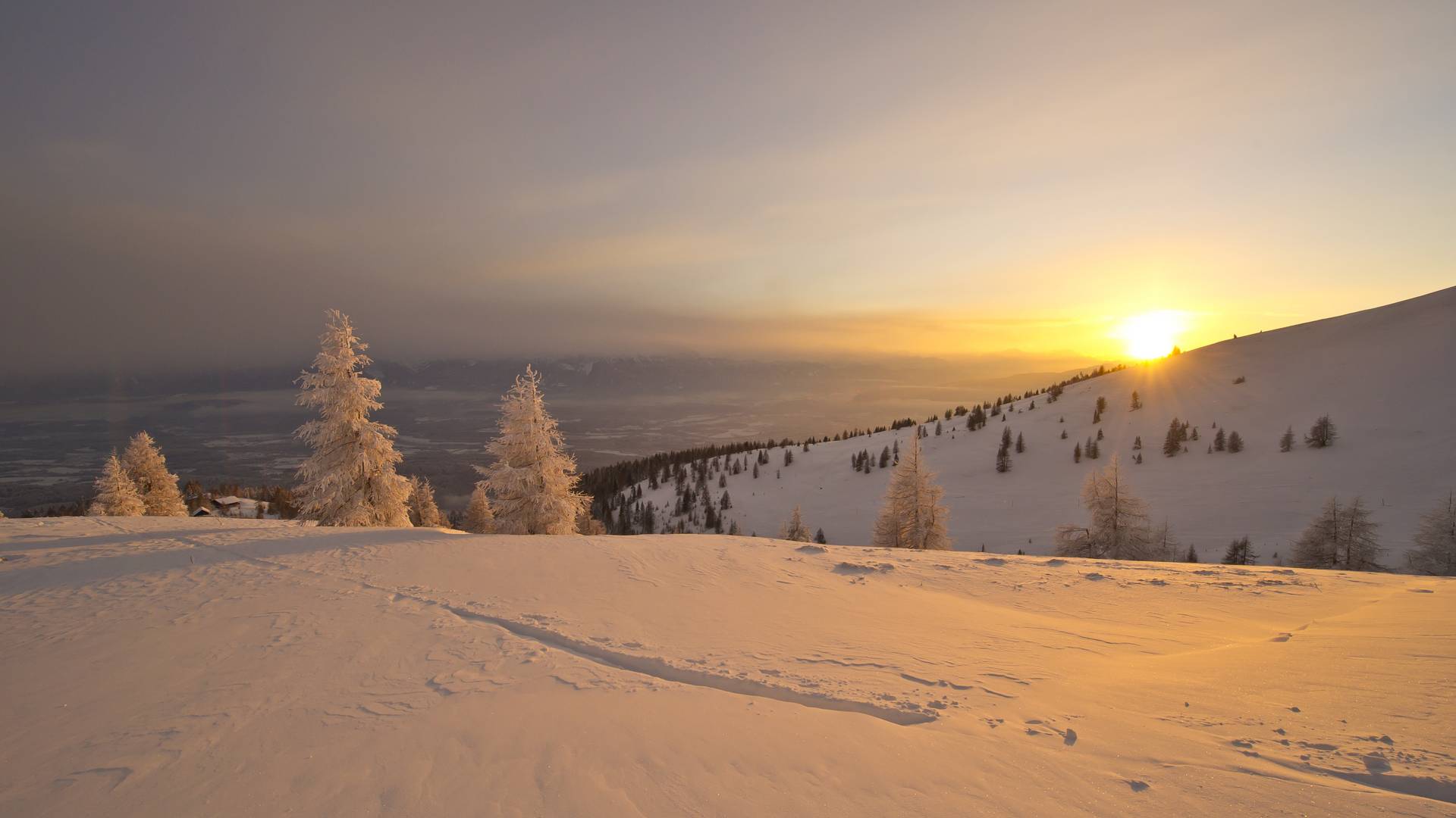 Winterlandschaft Gerlitzen Alpe