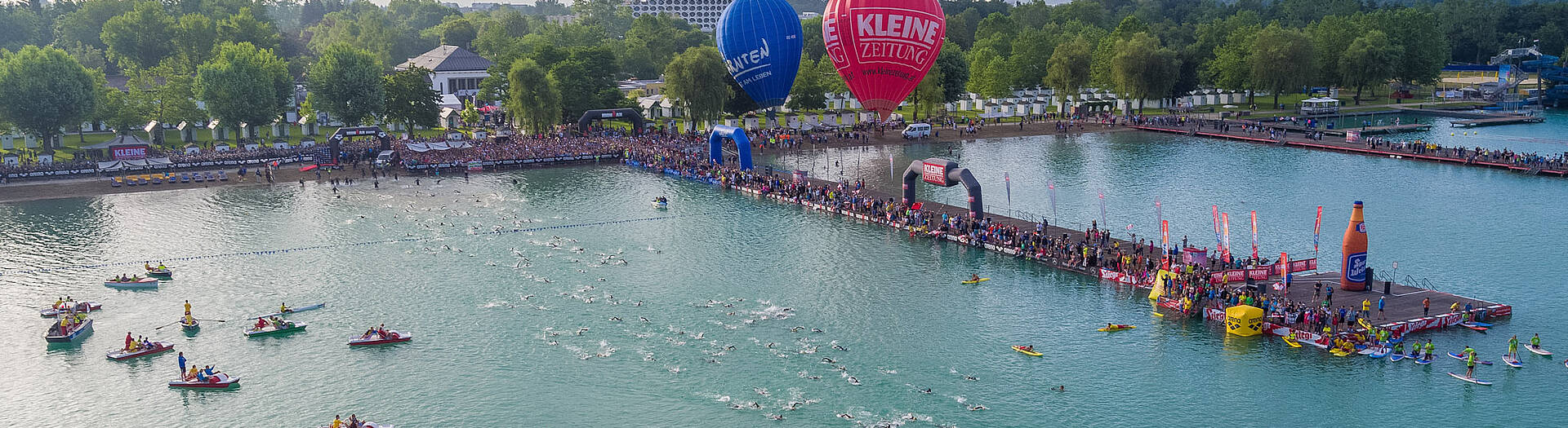 Ironman Schwimmstart Klagenfurt