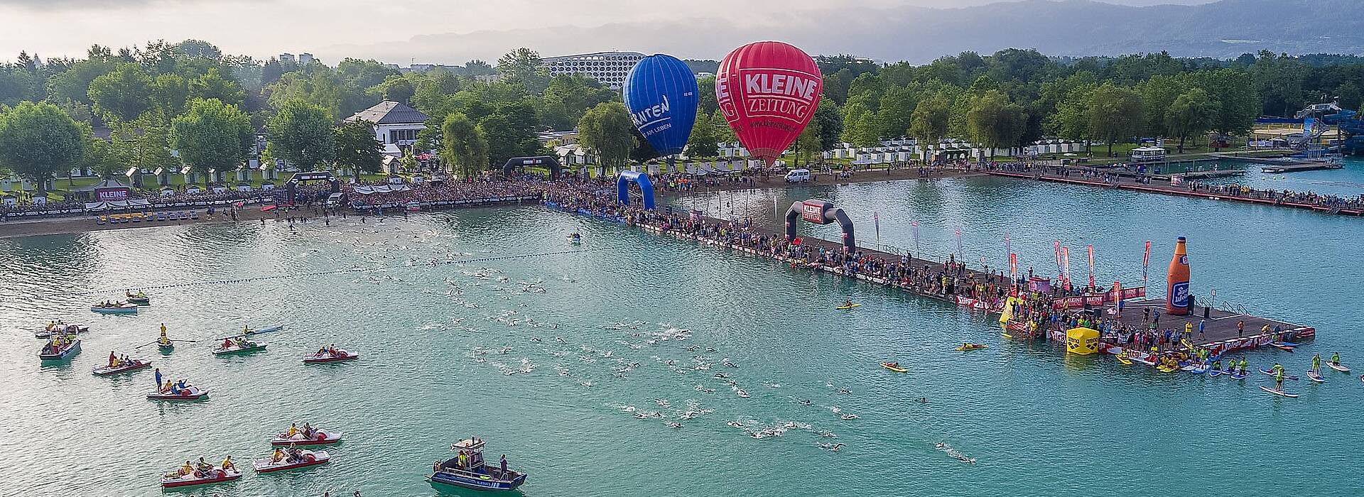 Ironman Schwimmstart Klagenfurt