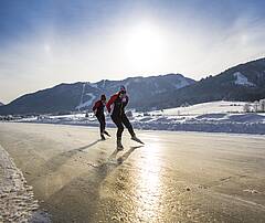 Weissensee - Eislaufen