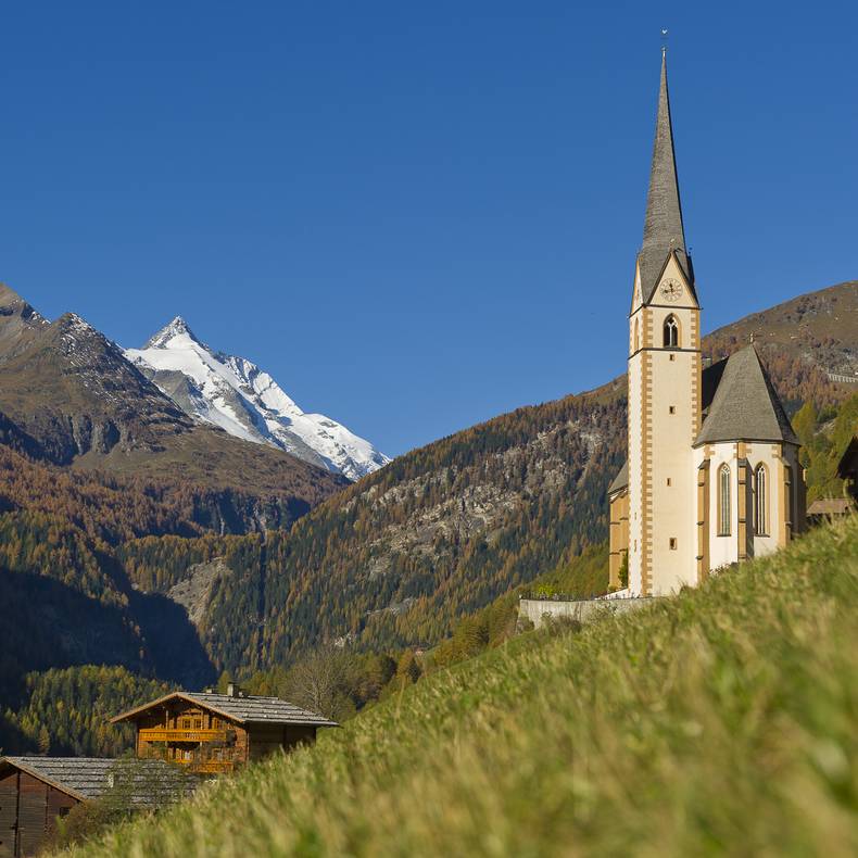 Kirche in Heiligenblut, Großglockner