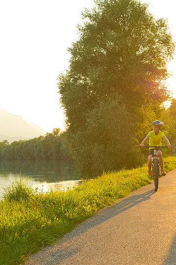 Am Drauradweg bei Villach