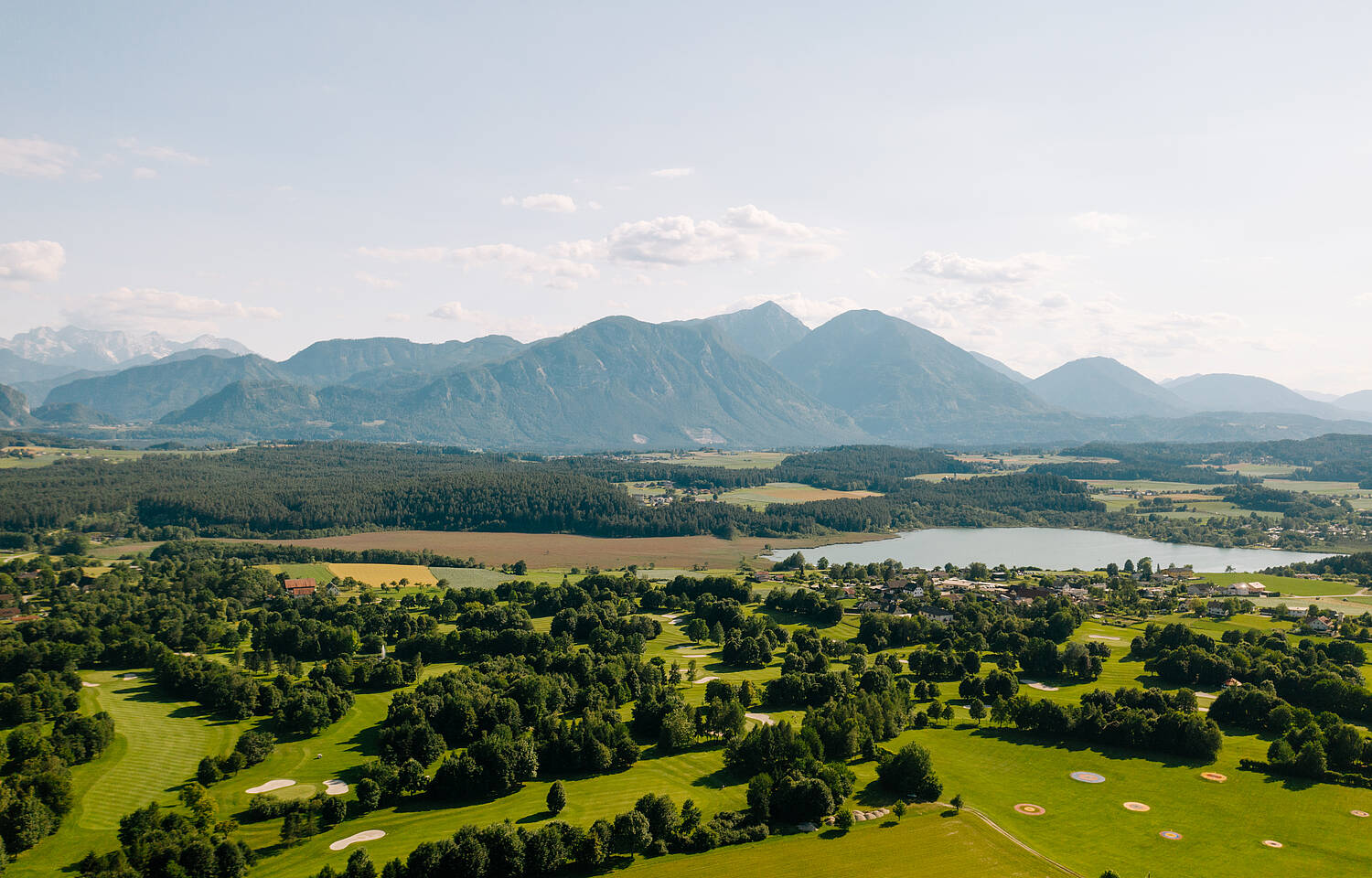 Golfpark Klopeiner See Suedkaernten Panorama