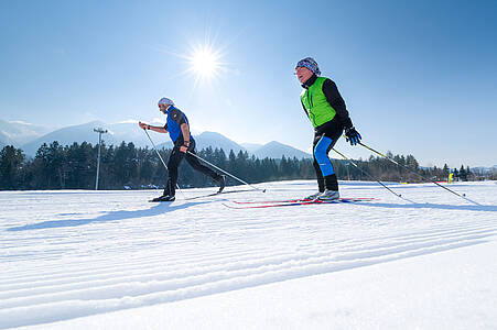 Langlaufloipen in de regio Klopeiner See-S&uuml;dk&auml;rnten