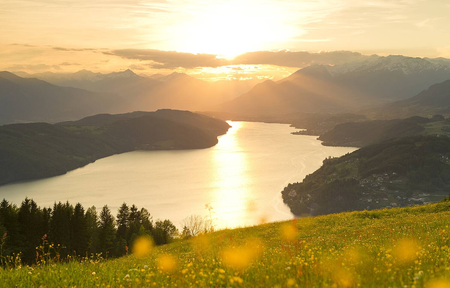 Blick auf den Millstaettersee 