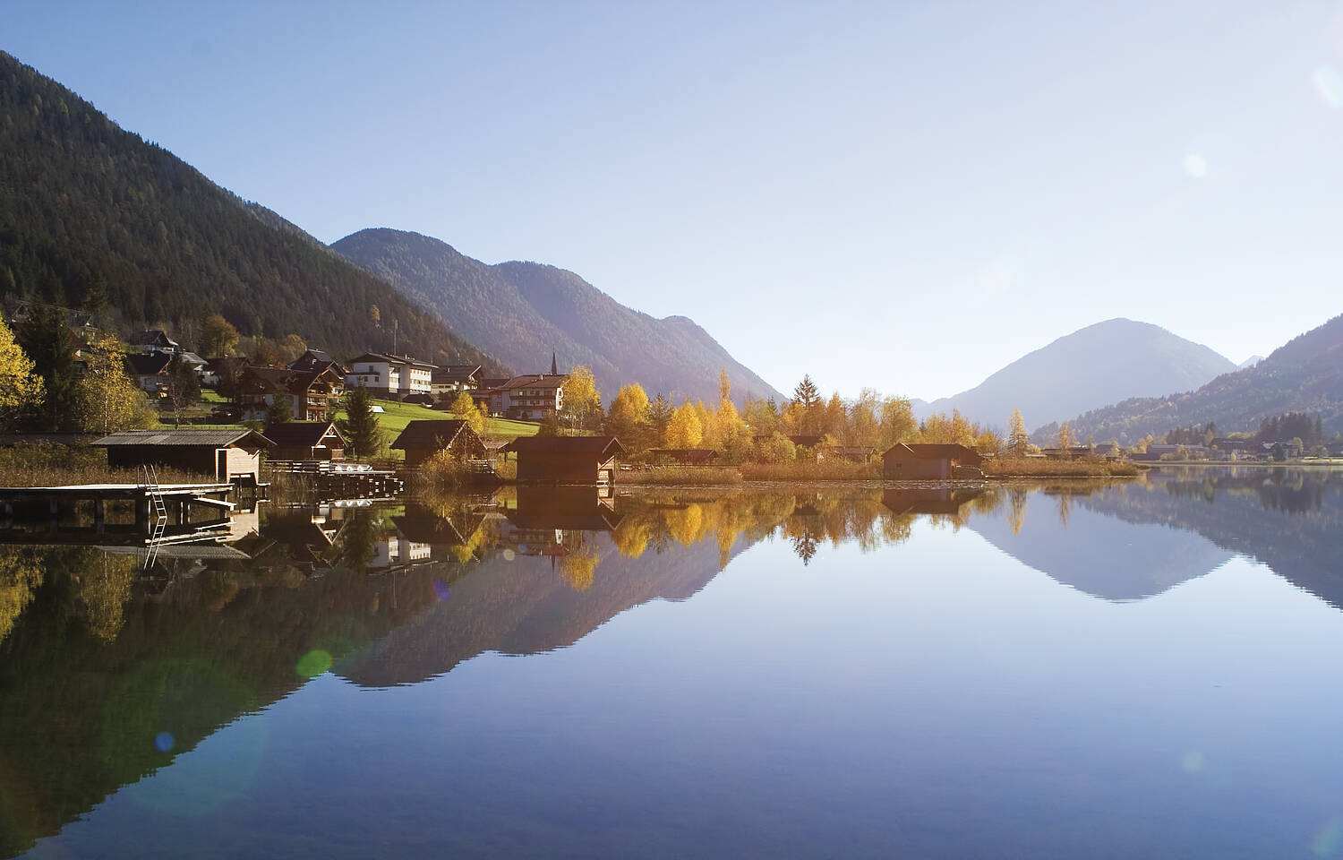 Blick auf den Weissensee