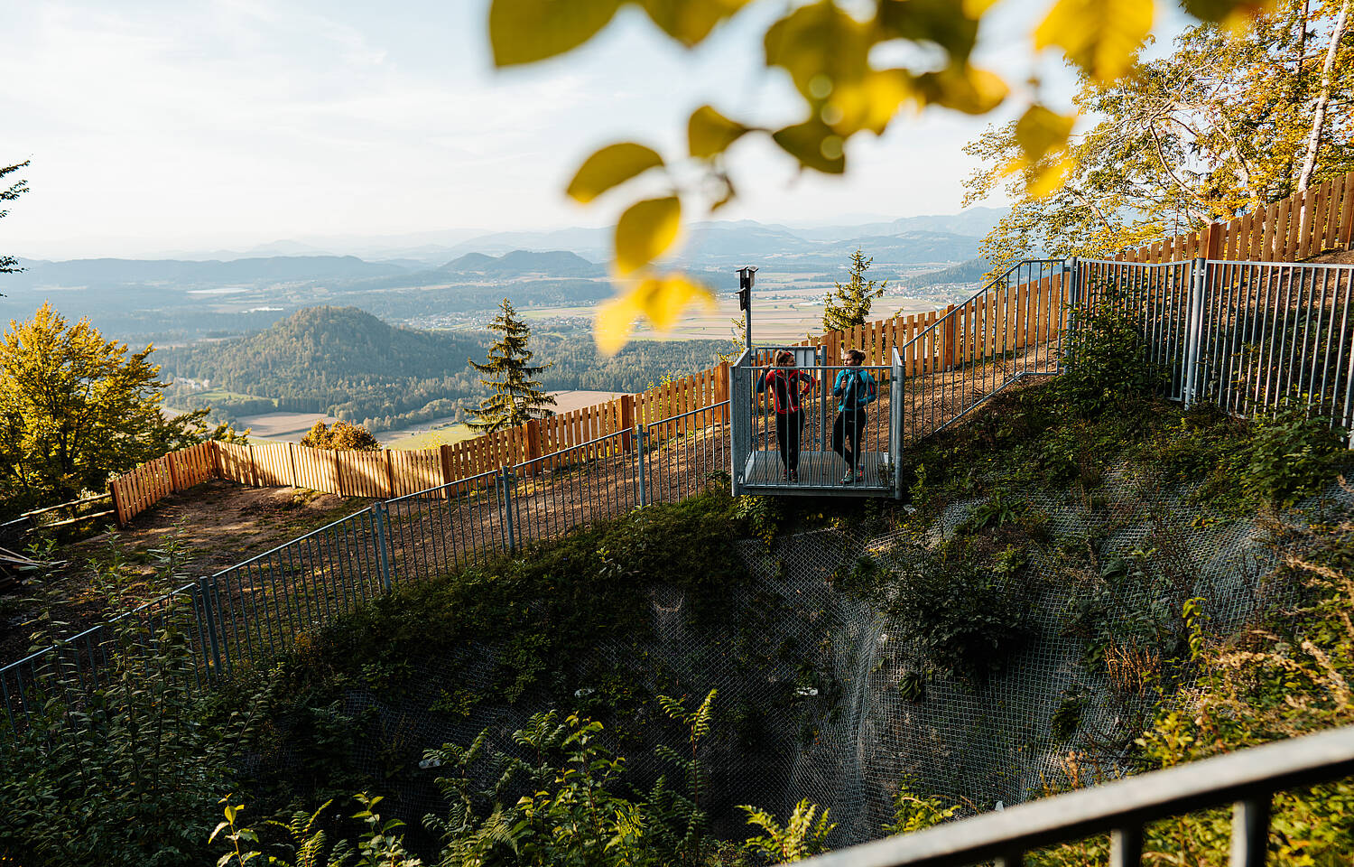 Hemmaberg Aussicht Plattform Klopeiner See Suedkaernten