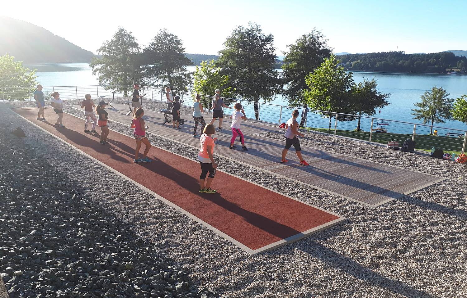 Fitness Beach Zumba Klopeiner See Suedkaernten