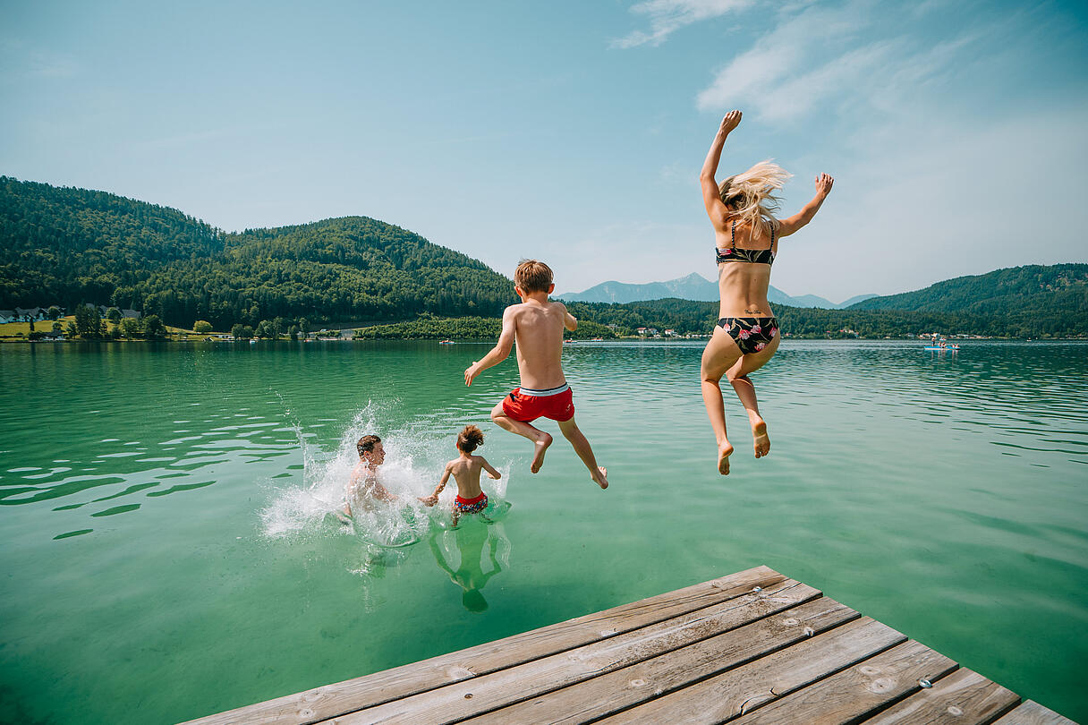 Klopeiner See - Südkärnten - Baden Familie Sommer Klopeiner See - Südkärnten - Baden Familie Sommer