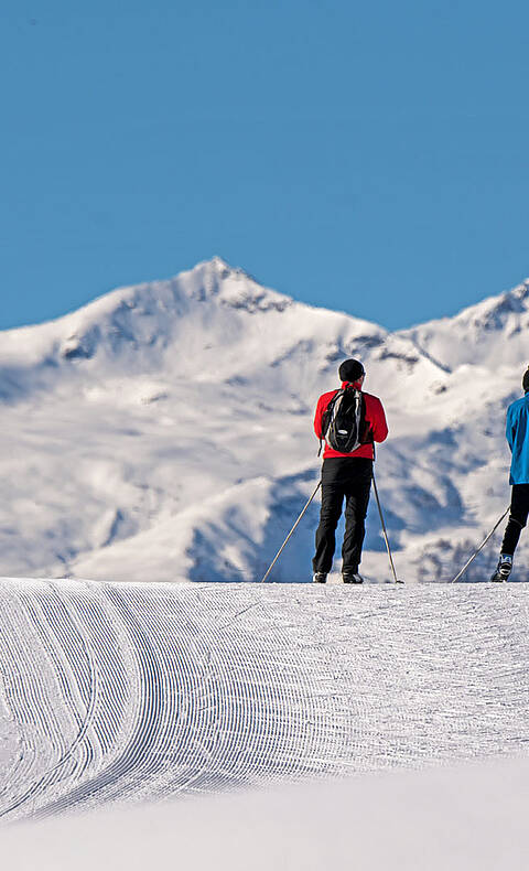 Langlaufen am Weissensee