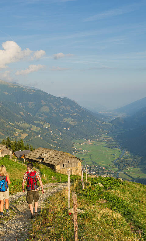 Wandern im Moelltal am Alpe-Adria-Trail