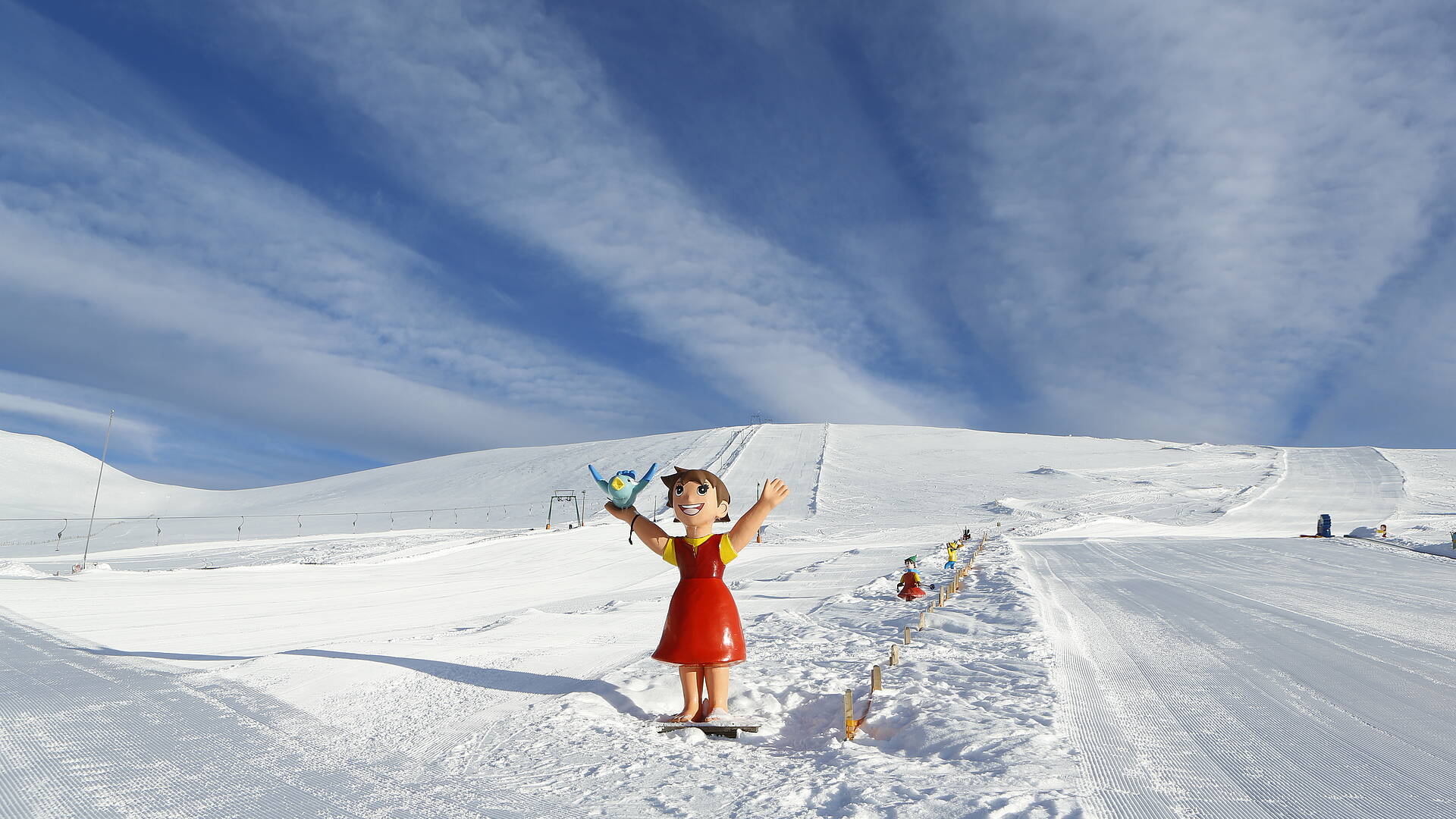 Region Nockberge_Heidi im Skigebiet