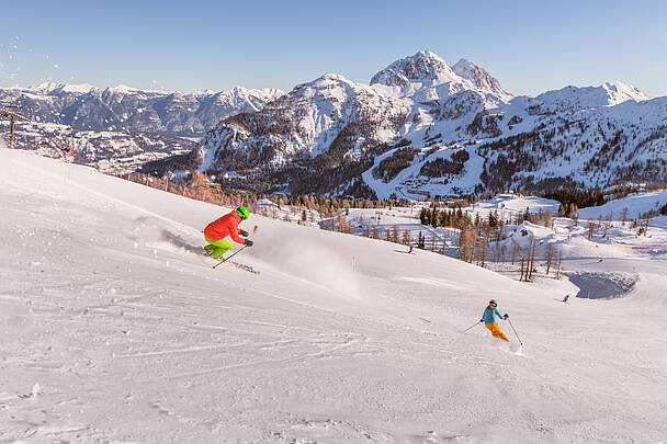 Skifahren am Nassfeld mit Gartnerkofel