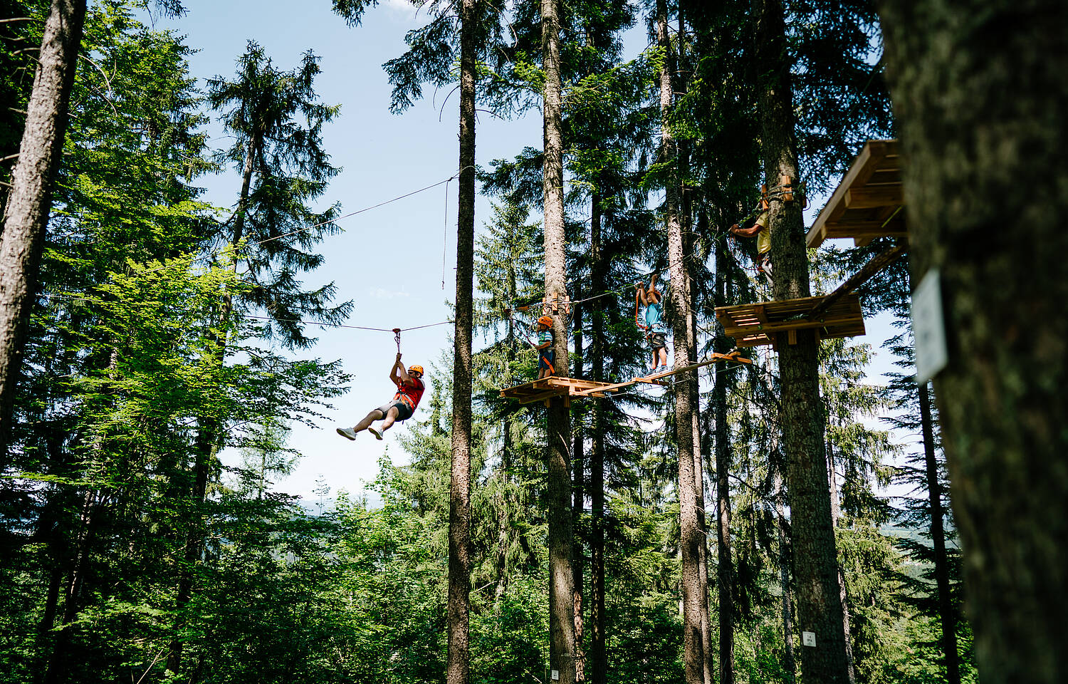 Klopeiner See Flying Fox Park Wildensteiner Wasserfall