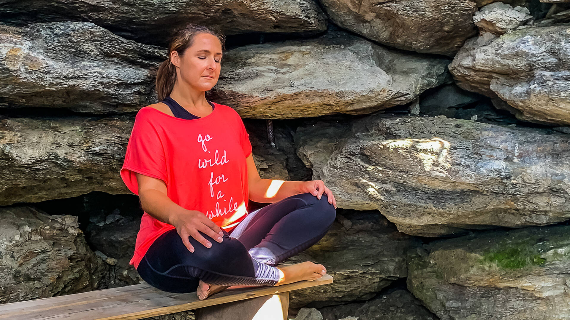 Mountain Yoga Trail Meditation Felsendom