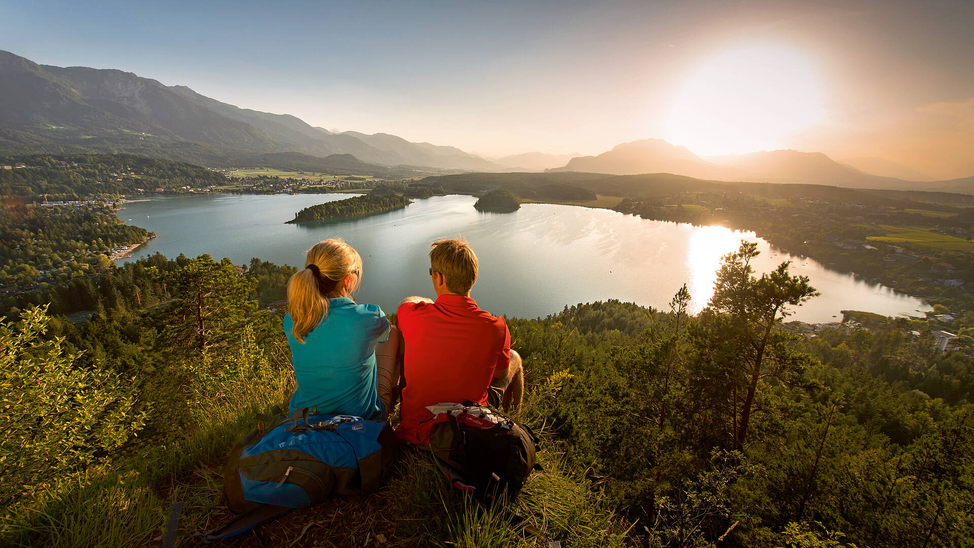 Blick auf den Faaker See