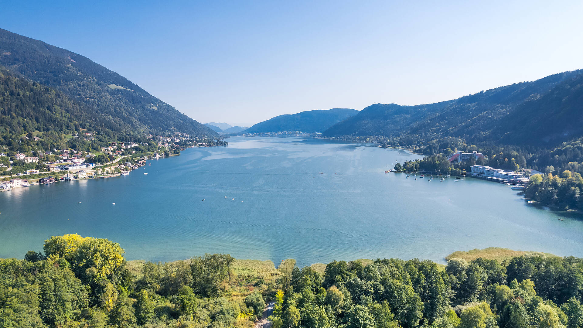 Blick auf den Ossiacher See