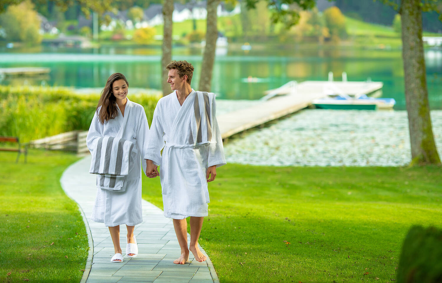 Wellness am Klopeiner See - Kristan Seehaus - Wellness Paar