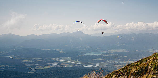 Paragleiten von der Gerlitzen