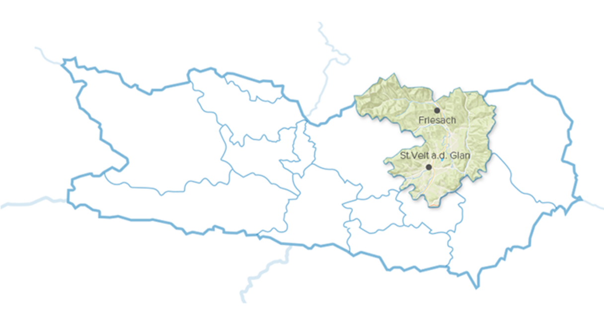 Region Mittelkärnten Karte