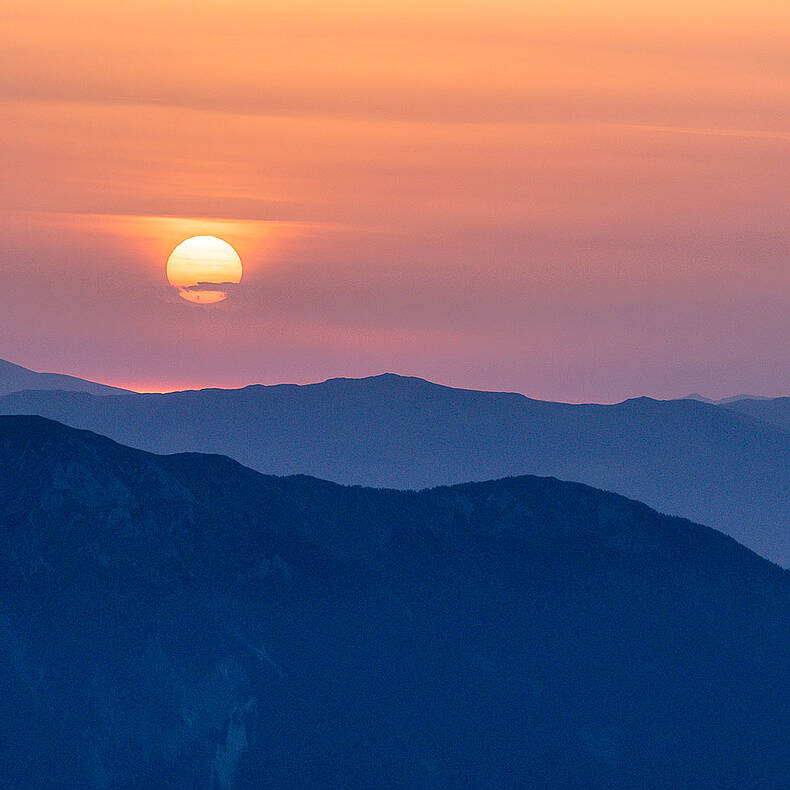 Sonnenaufgang am Gartnerkofel