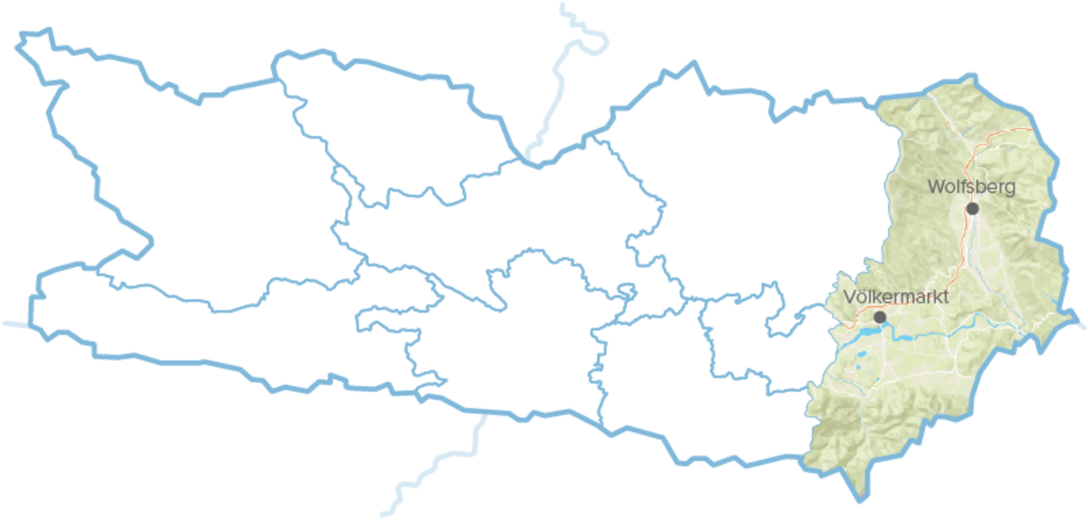 Klopeiner See Südkärnten Lavanttal map