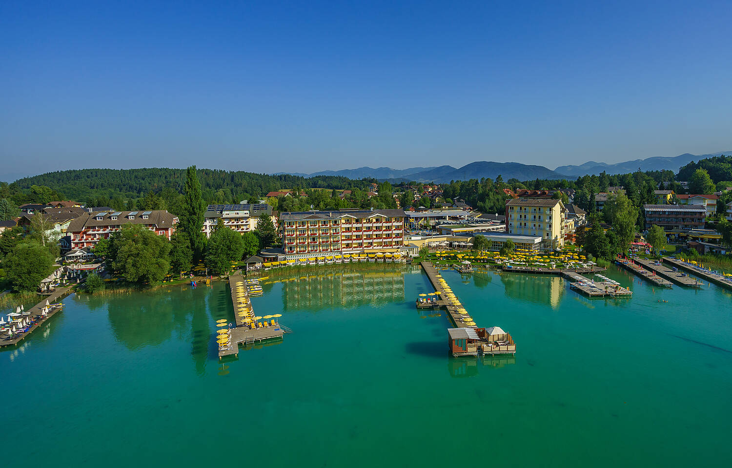 Hotel Sonne am Klopeiner See_Luftaufnahme