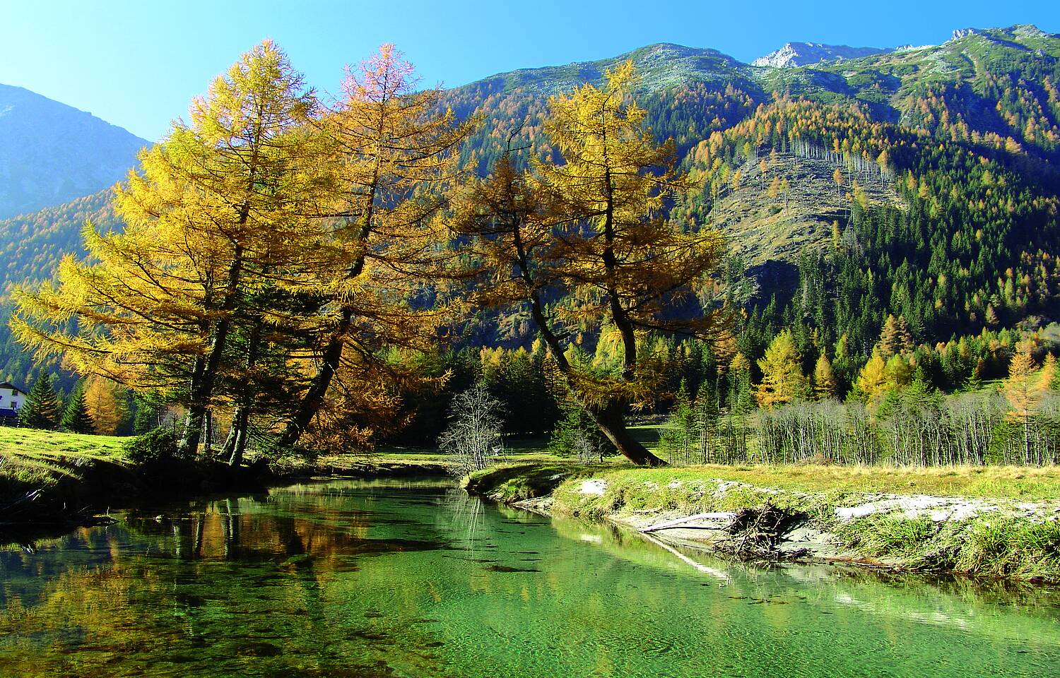 Das Seebachtal bei Mallnitz im Oktober