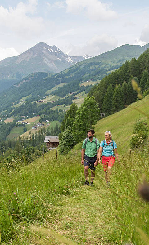 Alpe Adria Trail Schachern mit Glocknerblick