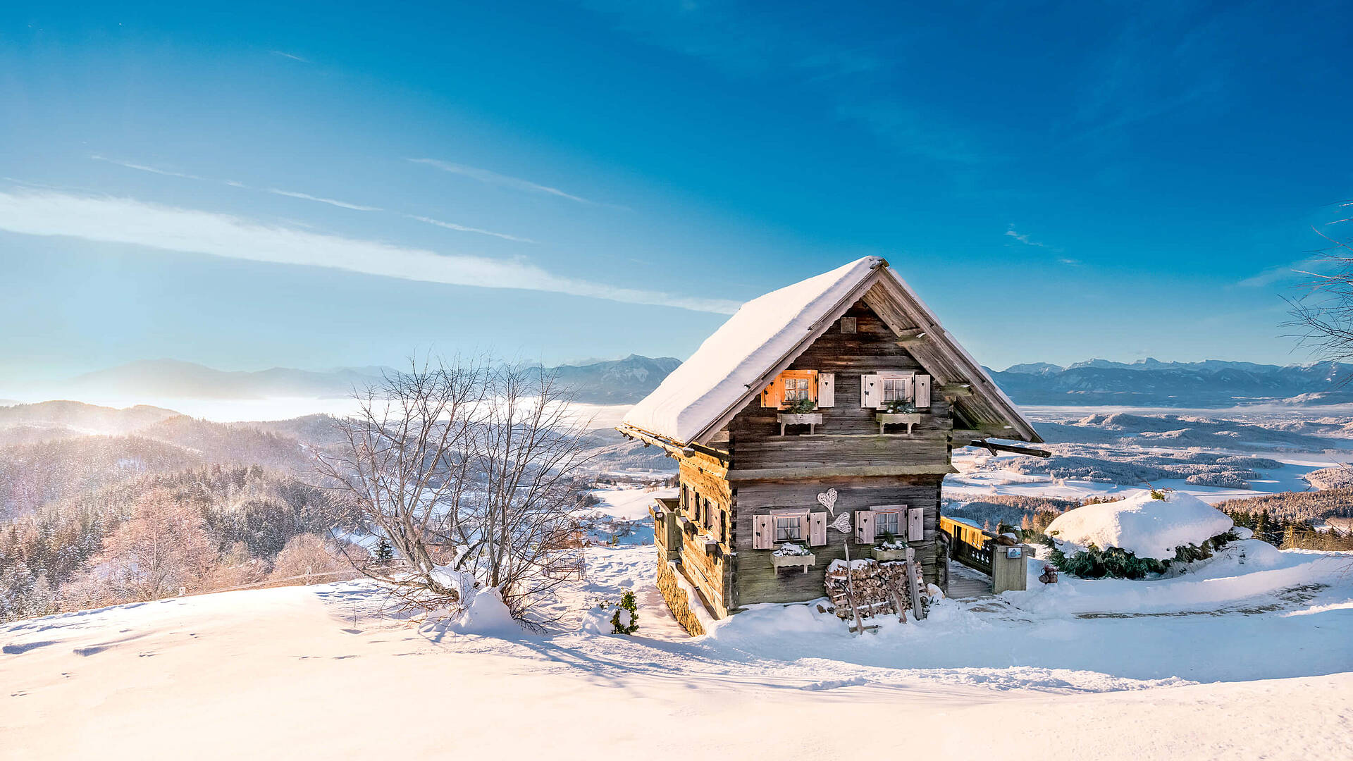 Winterlandschaft Magdalensberg